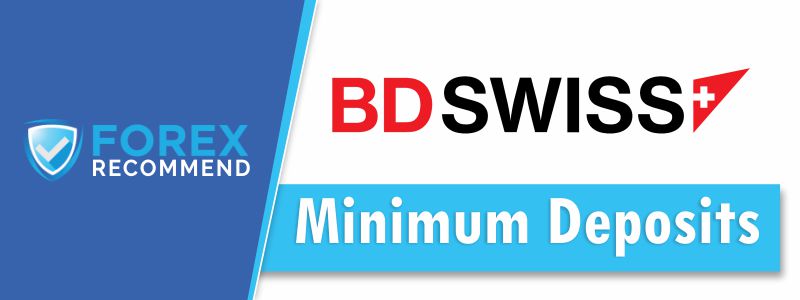 BDSwiss - Minimum Deposits