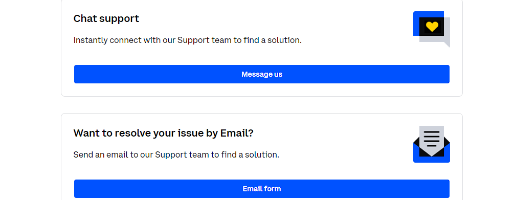 coinbase customer support