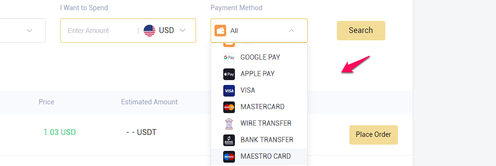 lbank payment methods