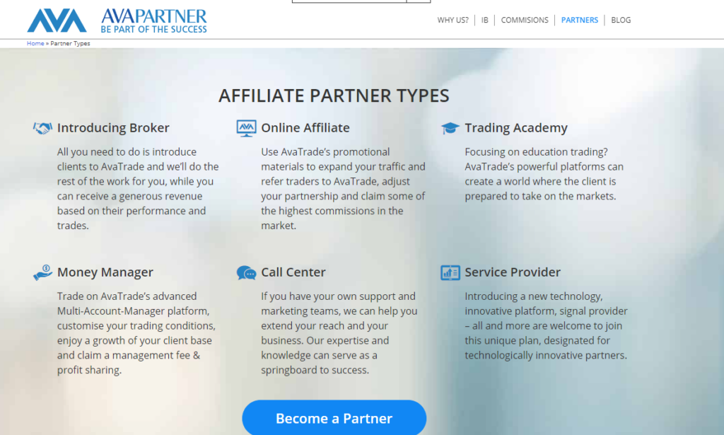 AvaTrade Partnership