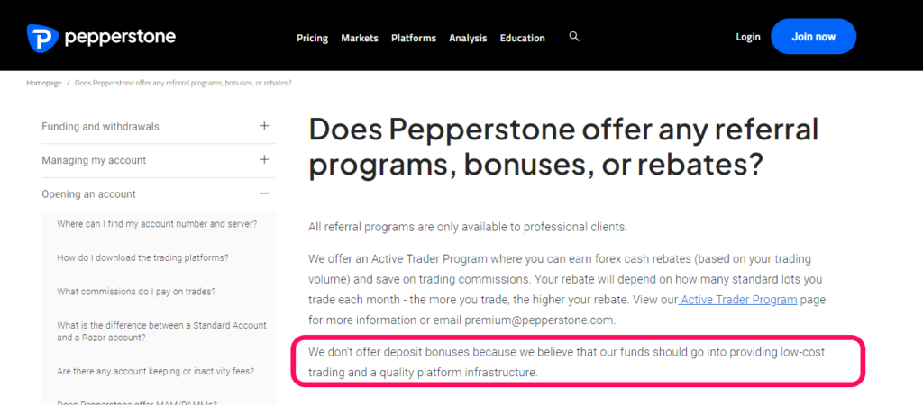 Pepperstone Sign up Bonus